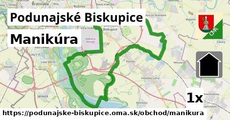 Manikúra, Podunajské Biskupice