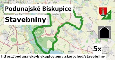 Stavebniny, Podunajské Biskupice