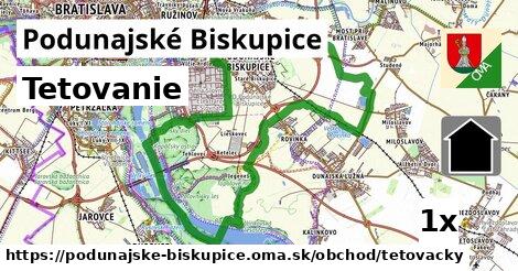 Tetovanie, Podunajské Biskupice
