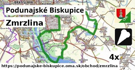 Zmrzlina, Podunajské Biskupice