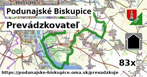 prevádzkovateľ v Podunajské Biskupice