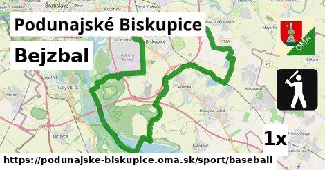 Bejzbal, Podunajské Biskupice