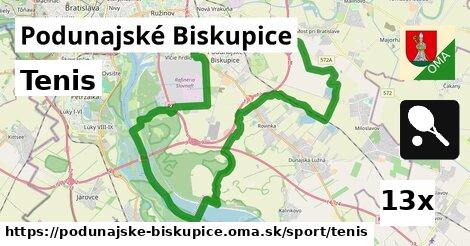 Tenis, Podunajské Biskupice