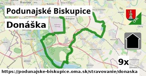 Donáška, Podunajské Biskupice