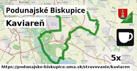 Kaviareň, Podunajské Biskupice