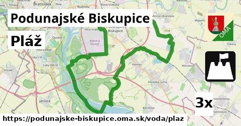 Pláž, Podunajské Biskupice