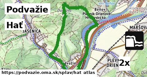 Hať, Podvažie