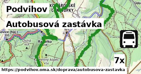 Autobusová zastávka, Podvihov