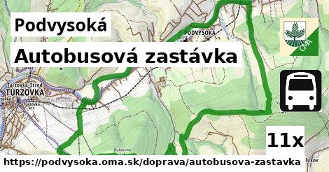 Autobusová zastávka, Podvysoká