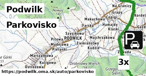 Parkovisko, Podwilk