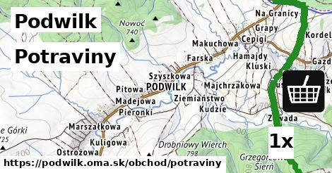 potraviny v Podwilk