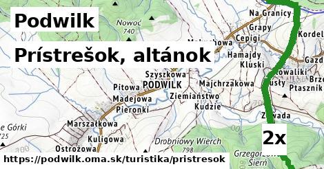 prístrešok, altánok v Podwilk