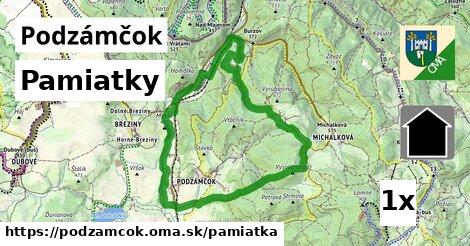 pamiatky v Podzámčok
