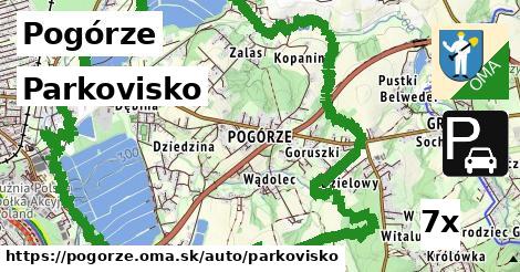 Parkovisko, Pogórze