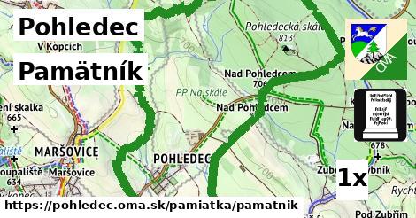 Pamätník, Pohledec