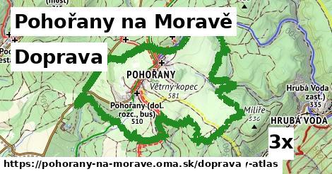 doprava v Pohořany na Moravě