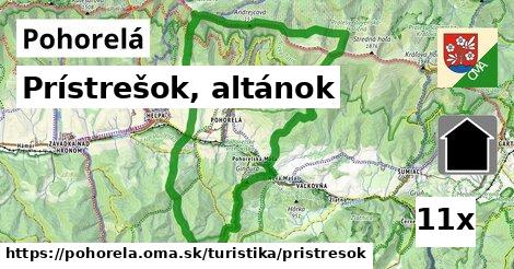 Prístrešok, altánok, Pohorelá