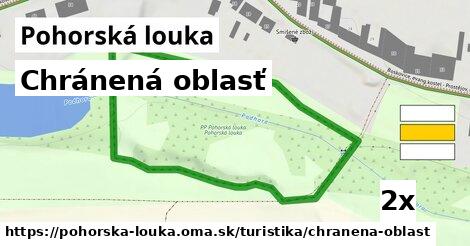 chránená oblasť v Pohorská louka