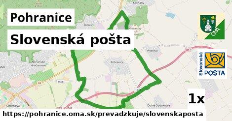 Slovenská pošta, Pohranice