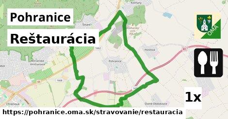 Reštaurácia, Pohranice