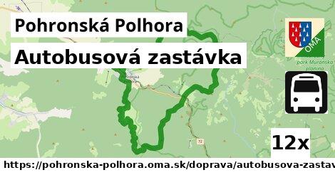 Autobusová zastávka, Pohronská Polhora