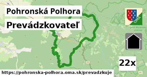 prevádzkovateľ v Pohronská Polhora