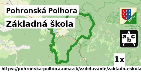 Základná škola, Pohronská Polhora