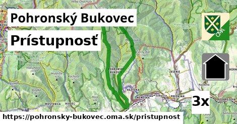 prístupnosť v Pohronský Bukovec