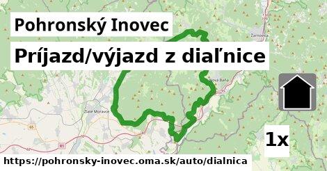 Príjazd/výjazd z diaľnice, Pohronský Inovec