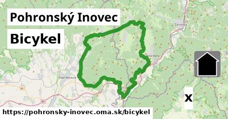 bicykel v Pohronský Inovec