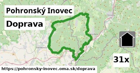 doprava v Pohronský Inovec