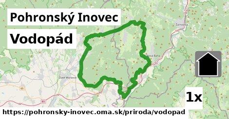 Vodopád, Pohronský Inovec