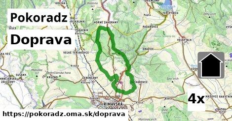 doprava v Pokoradz