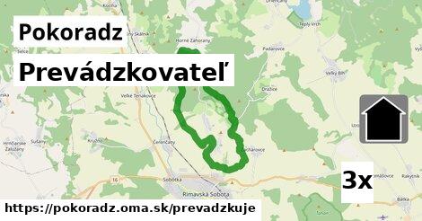 prevádzkovateľ v Pokoradz