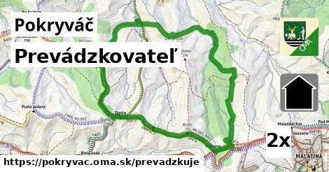 prevádzkovateľ v Pokryváč