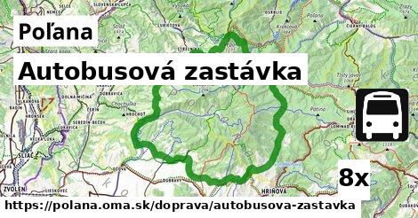 Autobusová zastávka, Poľana