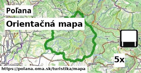 Orientačná mapa, Poľana