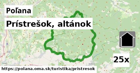 Prístrešok, altánok, Poľana