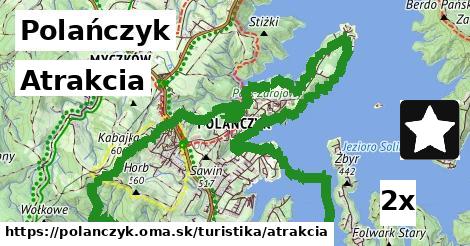 atrakcia v Polańczyk