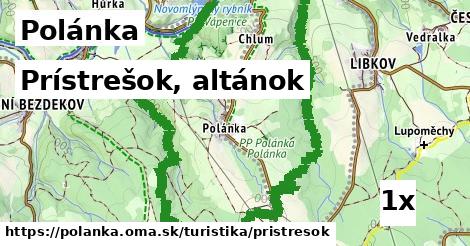 Prístrešok, altánok, Polánka
