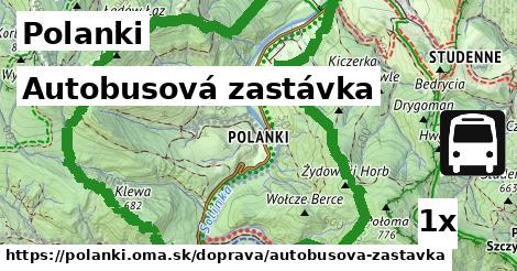 Autobusová zastávka, Polanki