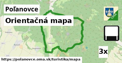 Orientačná mapa, Poľanovce