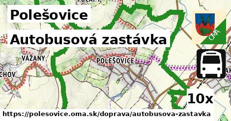 Autobusová zastávka, Polešovice