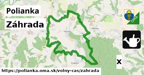 Záhrada, Polianka