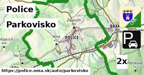 parkovisko v Police