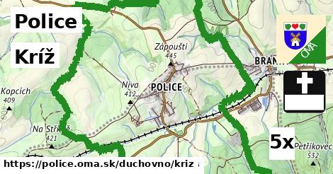 Kríž, Police