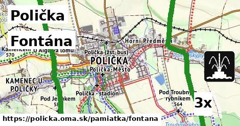 fontána v Polička