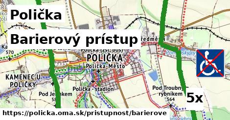 barierový prístup v Polička