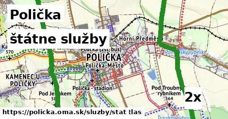 štátne služby, Polička