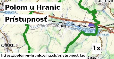 prístupnosť v Polom u Hranic